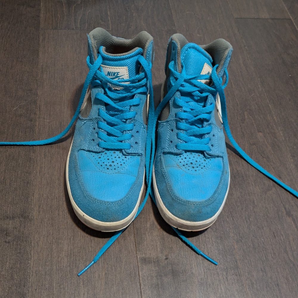Nike Kids Blue High-Top Sneakers